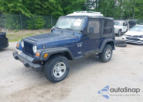 2002 Jeep Wrangler X from USA, damaged, VIN 1J4FA39S82P735794